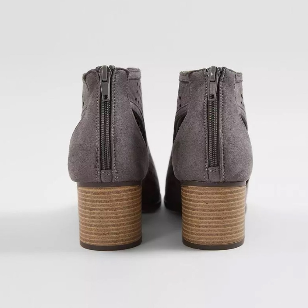 Brielle Open Toe Ankle Boot Buckle - Picture 3 of 5